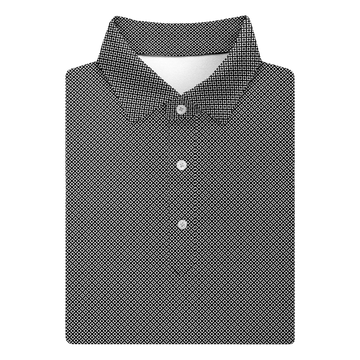 Clarence Mini Diamond Jacquard Performance Polo